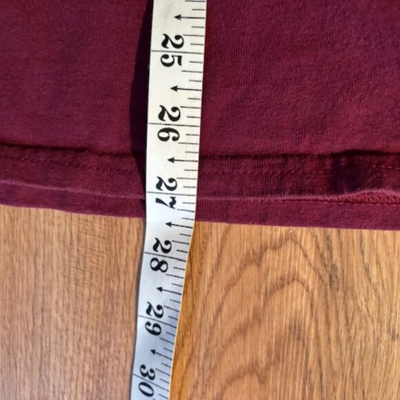 Santa Cruz Burgundy Unisex Adult Tee EUC Large - Picture 5 of 5